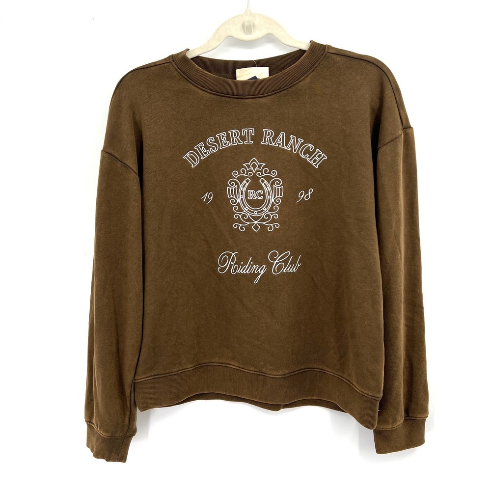 NEW Universal Thread western‎ crewneck coastal cowgirl retro Collegiate prep S